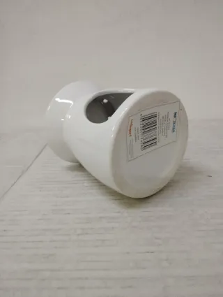 Bruciatore per essenze in ceramica bianco