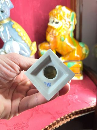 Pareja Porcelana Italiana Capodimonte Antigua