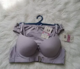 Conjunto lencería azul mujer