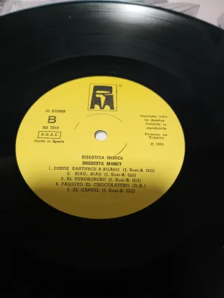 LP Orquesta Mancy – Discoteca Ibérica I (1981)