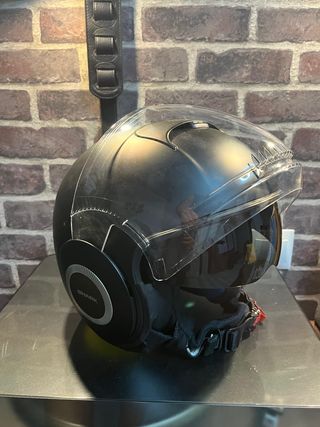 Casco Jet Shark Nano Blank Matt Negro