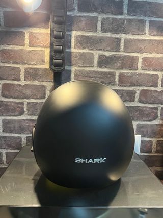 Casco Jet Shark Nano Blank Matt Negro