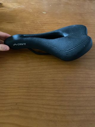 Sillín Crivit Negro Nuevo