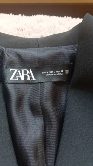 Chaqueta Zara Negra Talla M