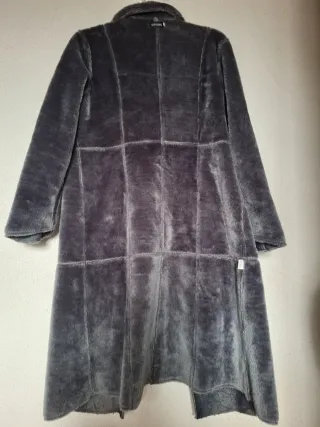 Abrigo SPRING azul y gris