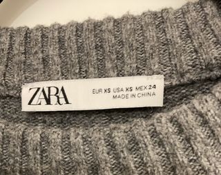 Vestido de punto Zara