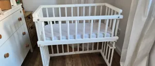 Minicuna colecho blanca