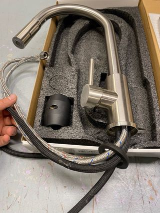 Torneira de Cozinha Extraível Metal/Plástico