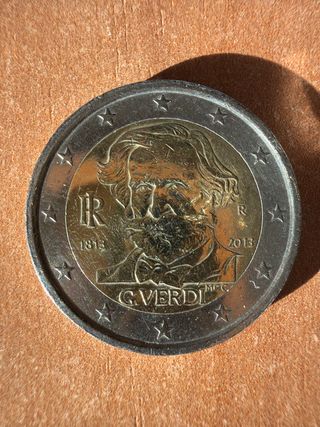 Moneda Conmemorativa G. Verdi 2013