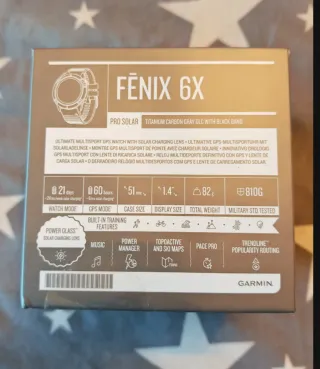 Garmin Fenix 6X Pro Solar GPS Reloj