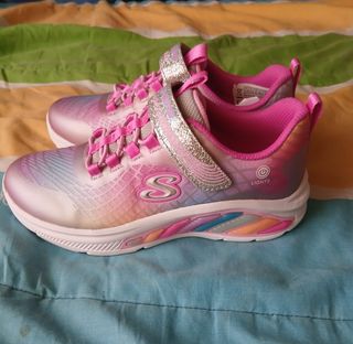 Zapatillas Skechers Niña Luces Talla 28