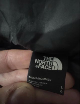 The North Face Piumino Nero Cappuccio