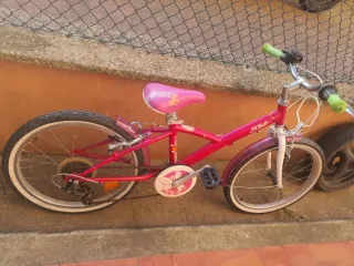 Bicicleta niña rosa BTWIN