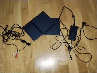 Playstation 2 Slim Negra