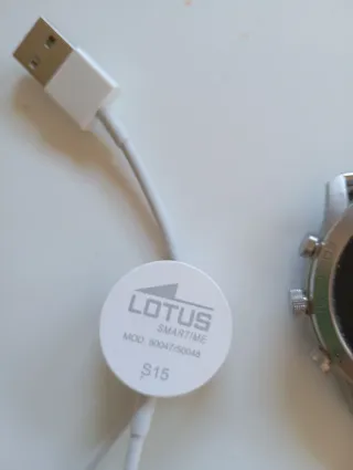 Lotus Smartwatch Hombre Plata Negro
