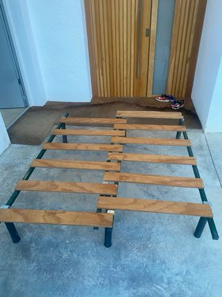 Somier cama furgoneta camper