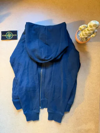 Sudadera con Cremallera Azul Talla 12 Años