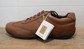 Elegantes zapatos Geox Edgware, marrón cognac, 43