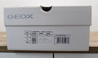 Elegantes zapatos Geox Edgware, marrón cognac, 43