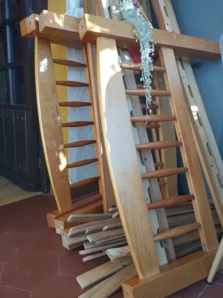 Estructura Cama Litera Madera Pino Macizo