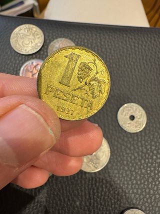 Lote monedas españolas antiguas 1927-1937