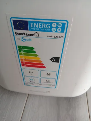 Aire Acondicionado Portátil Blanco