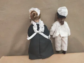 Muñecos de porcelana con Accesorios Casa Muñecas