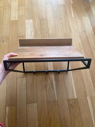 Estante madera para bicicleta