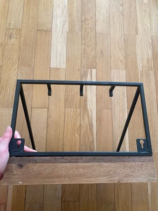 Estante madera para bicicleta