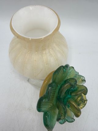 Bottiglia Murano con Fiore Vetro