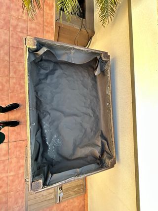 Mesa de cultivo Huerto Urbano de madera con ruedas