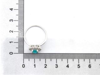 anillo plata 925mm con piedra con circonita