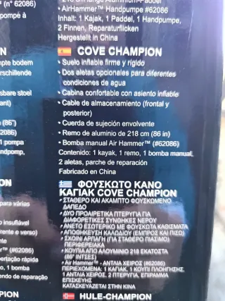 Kayak inflable Hydro-Force Cove Champion