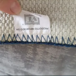 Set 2 Tappeti Bagno Blu 80x50cm