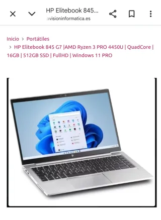 HP Elitebook 845 G7 AMD Ryzen 3 PRO