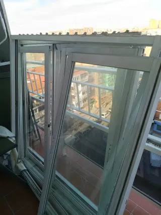 Contraventanas Aluminio Blanco (3 uds)