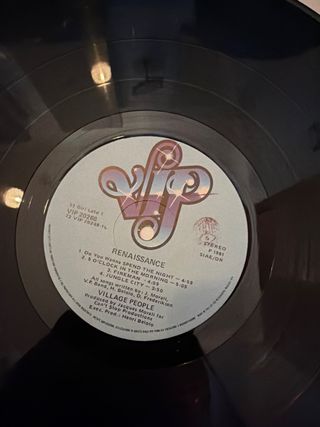Village People Renaissance Vinile LP 1981