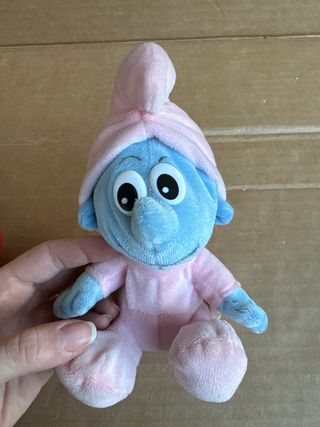 Puffi Peluche Vintage Set 2 Pezzi