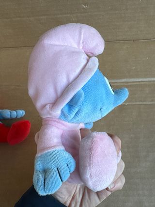 Puffi Peluche Vintage Set 2 Pezzi