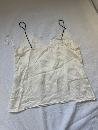 Top lencero blanco tirantes finos