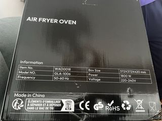 Freidora de Aire 12L con Accesorios - LLIVEKIT