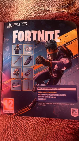 Pack Fortnite Caos Floreciente PS5