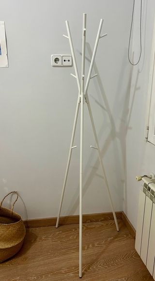 Perchero de pie IKEA blanco