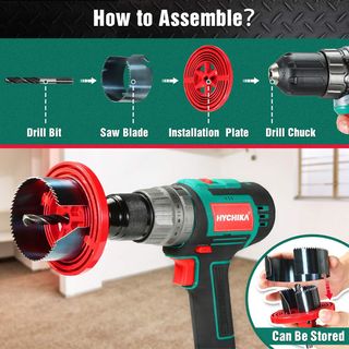 Coronas Perforadoras con 7 & 5 Láminas, Sierras de