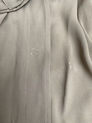 Camisa Ralph Lauren Crepe Seda Beige Talla XS