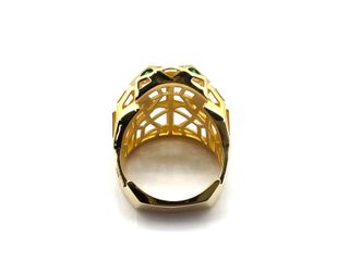 anillo oro 18k con piedra con circonita