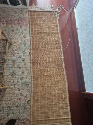 Estores de mimbre enrollables