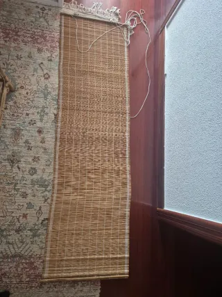 Estores de mimbre enrollables