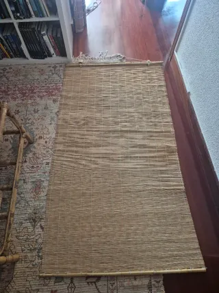 Estores de mimbre enrollables