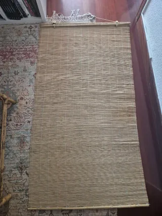 Estores de mimbre enrollables